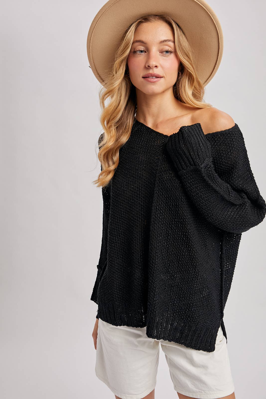 Reverse Seam Sweater