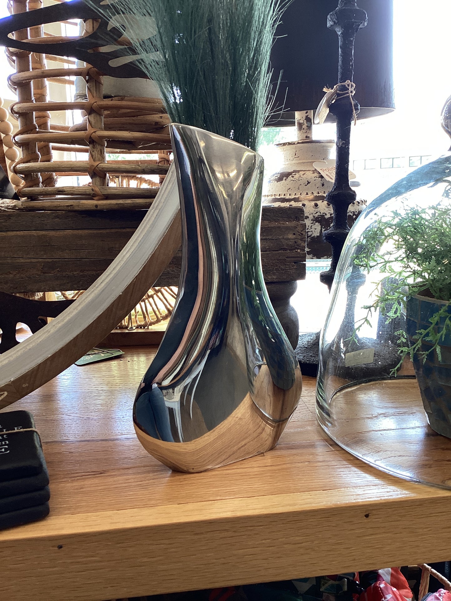SS Polished Vase-Small