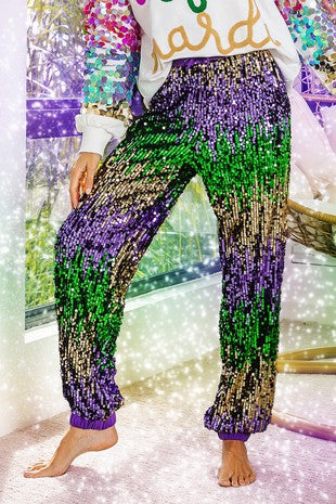 Mardi Gras Joggers