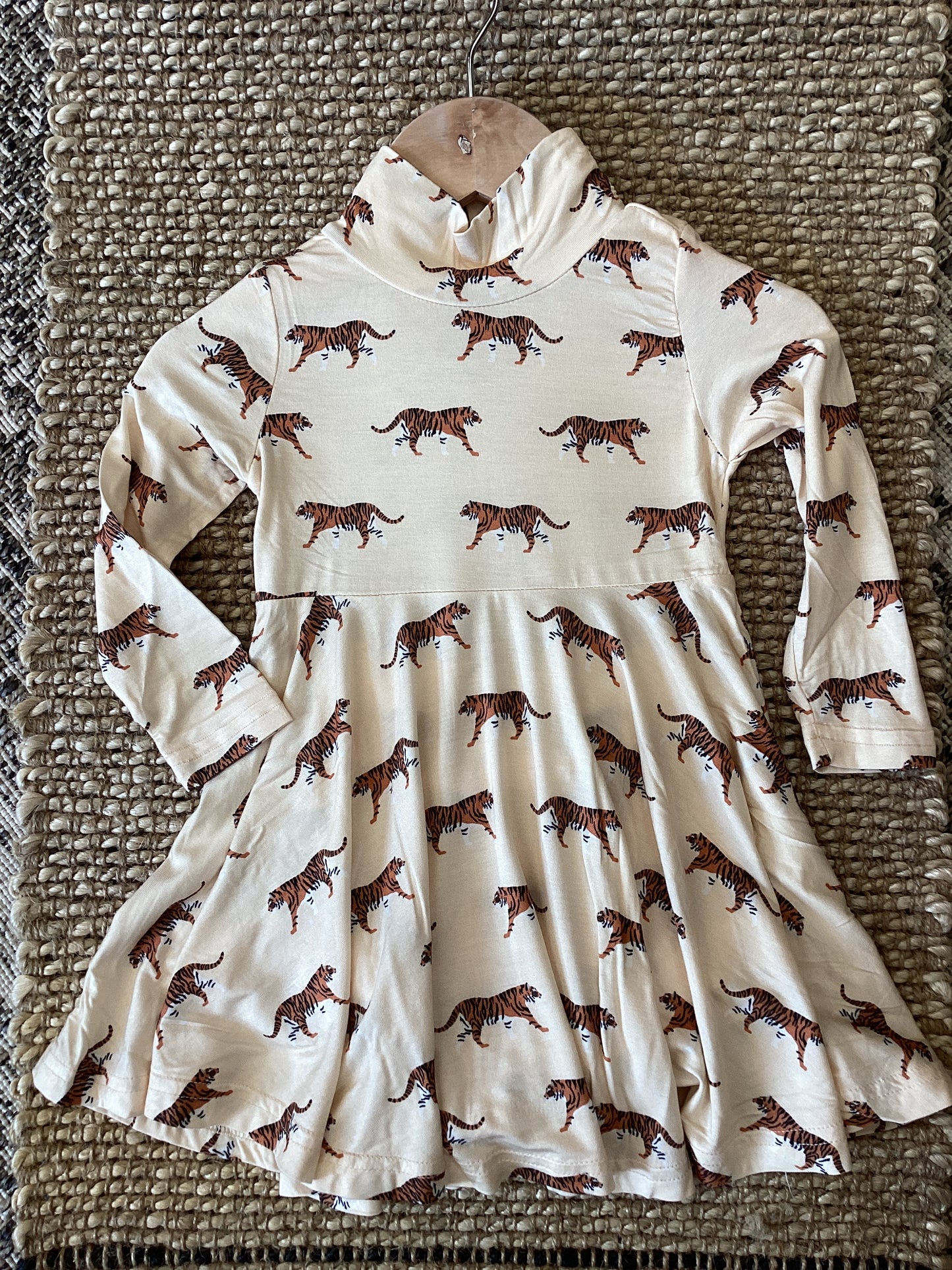 Tiger Turtleneck Dress