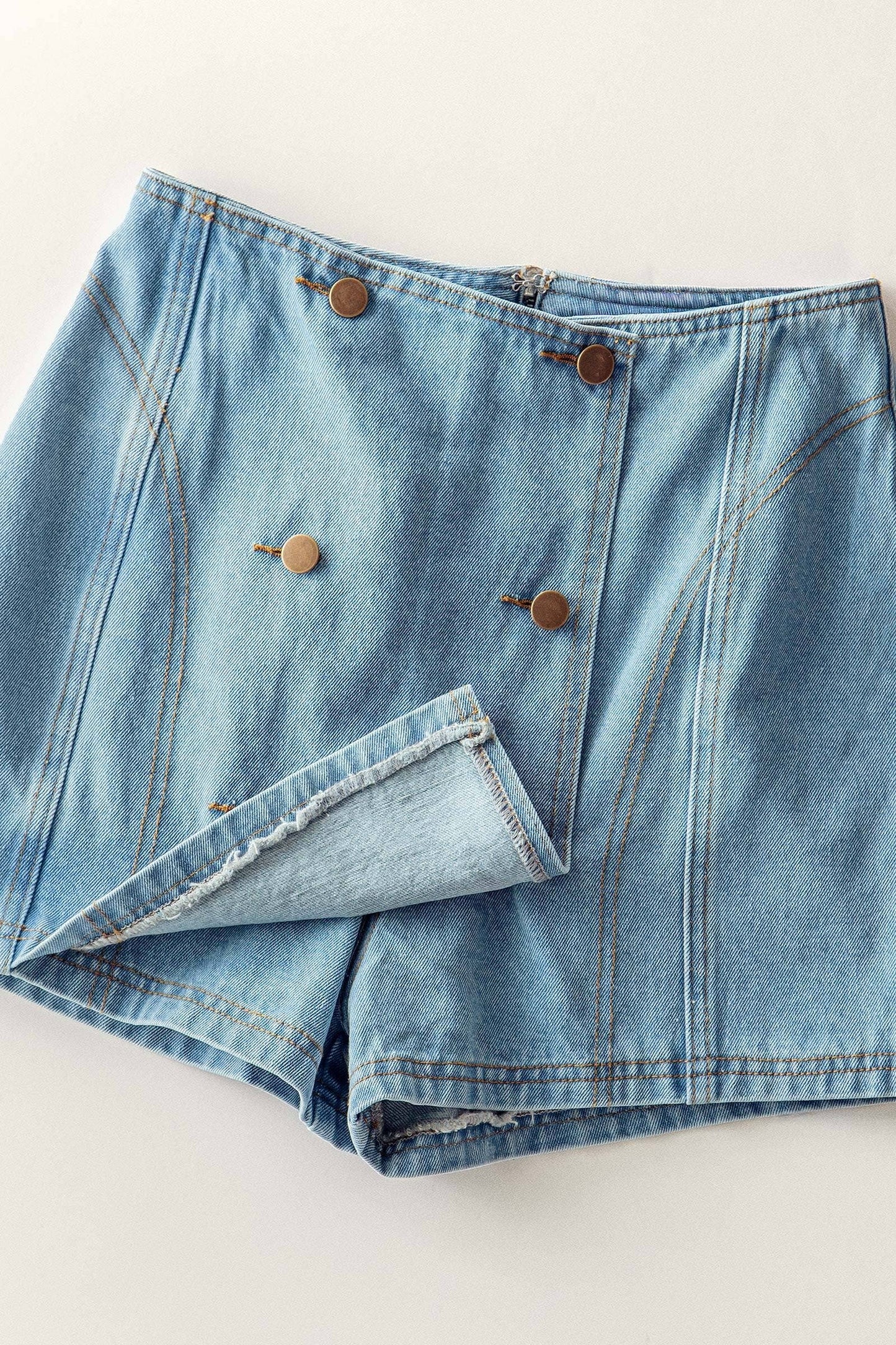 Retro Denim Skort