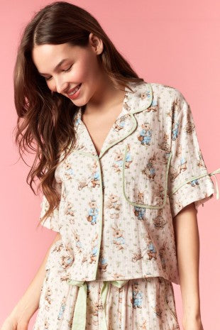 Gauzy Bunny PJ Set