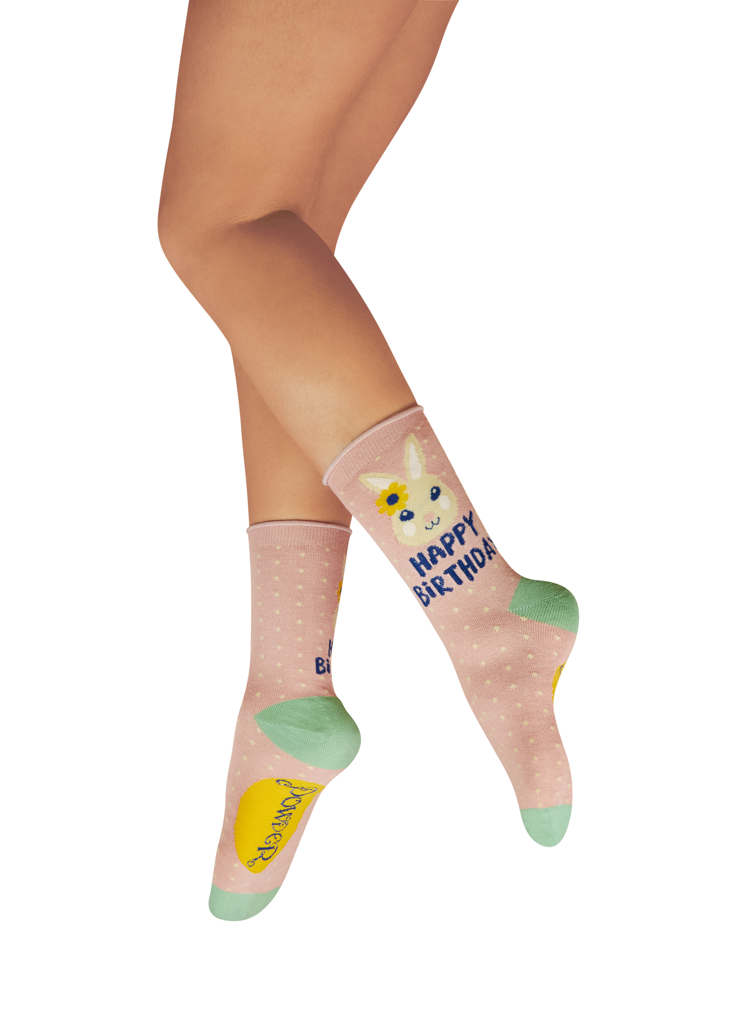Happy Birthday Bunny Socks