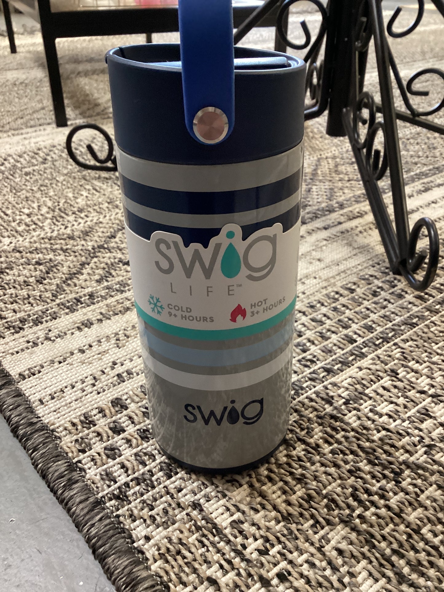 Swig Flip & Sip Tumbler-Blue