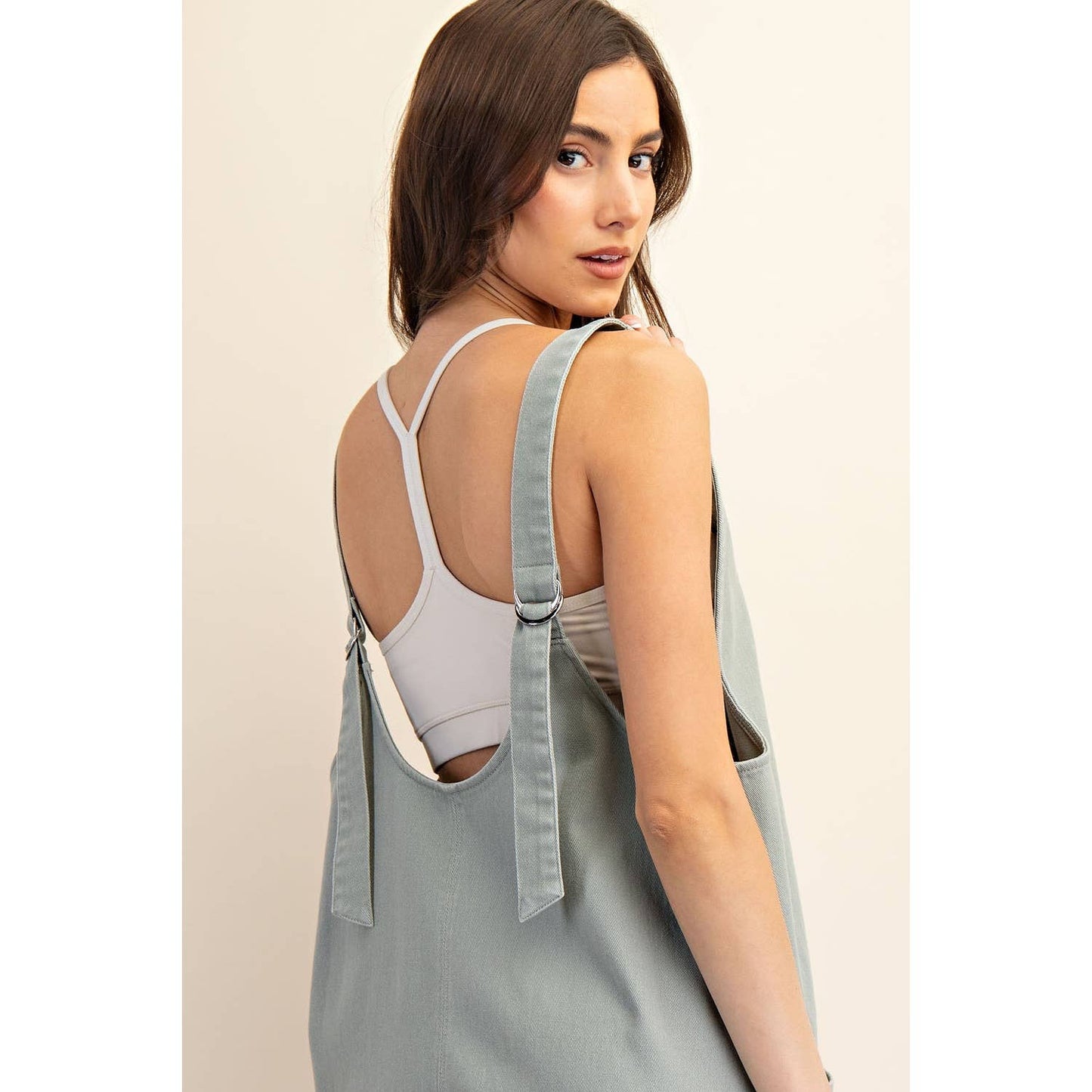 Cotton Twill Romper