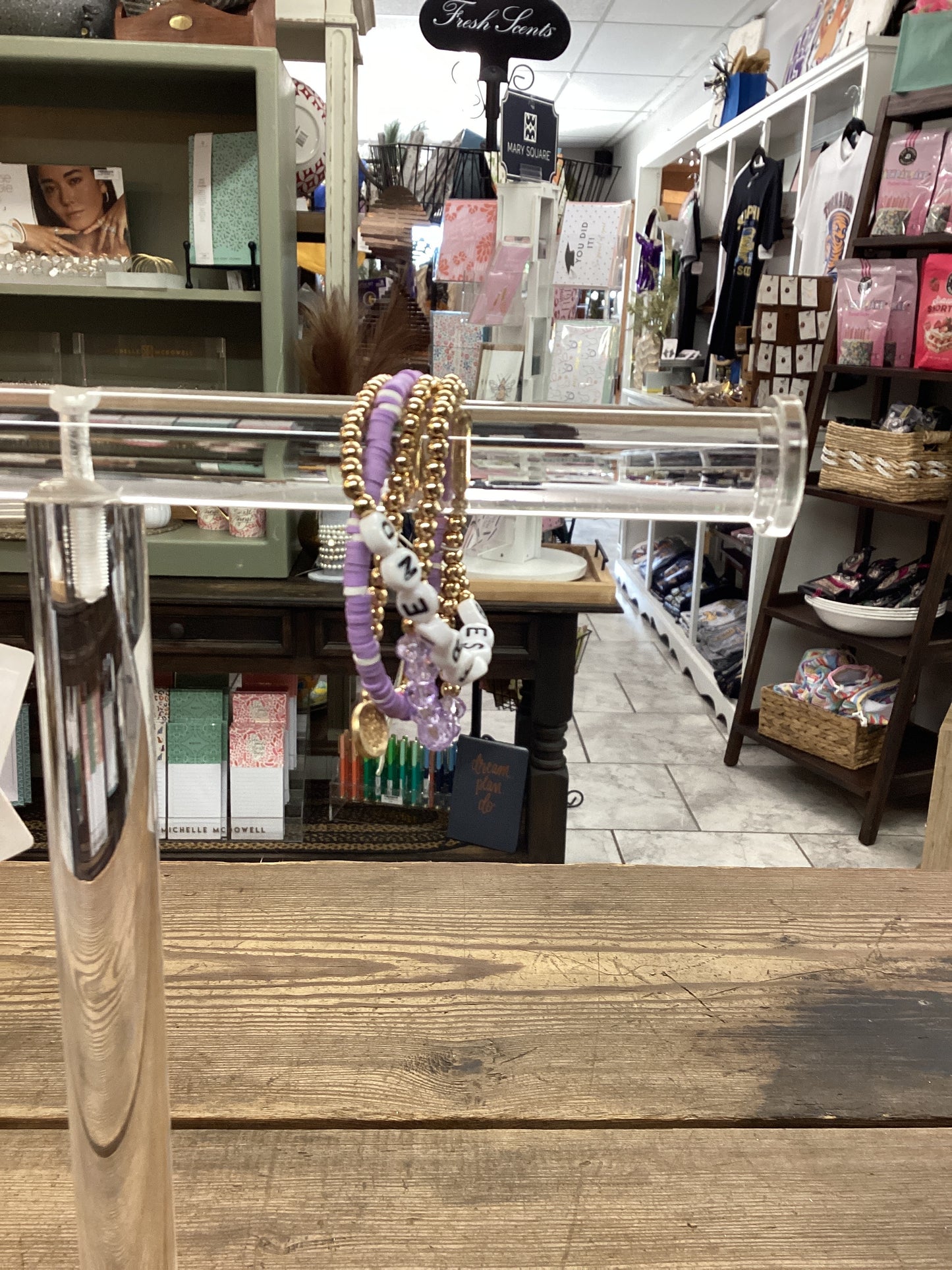 Purple/Gold Friendship Bracelet
