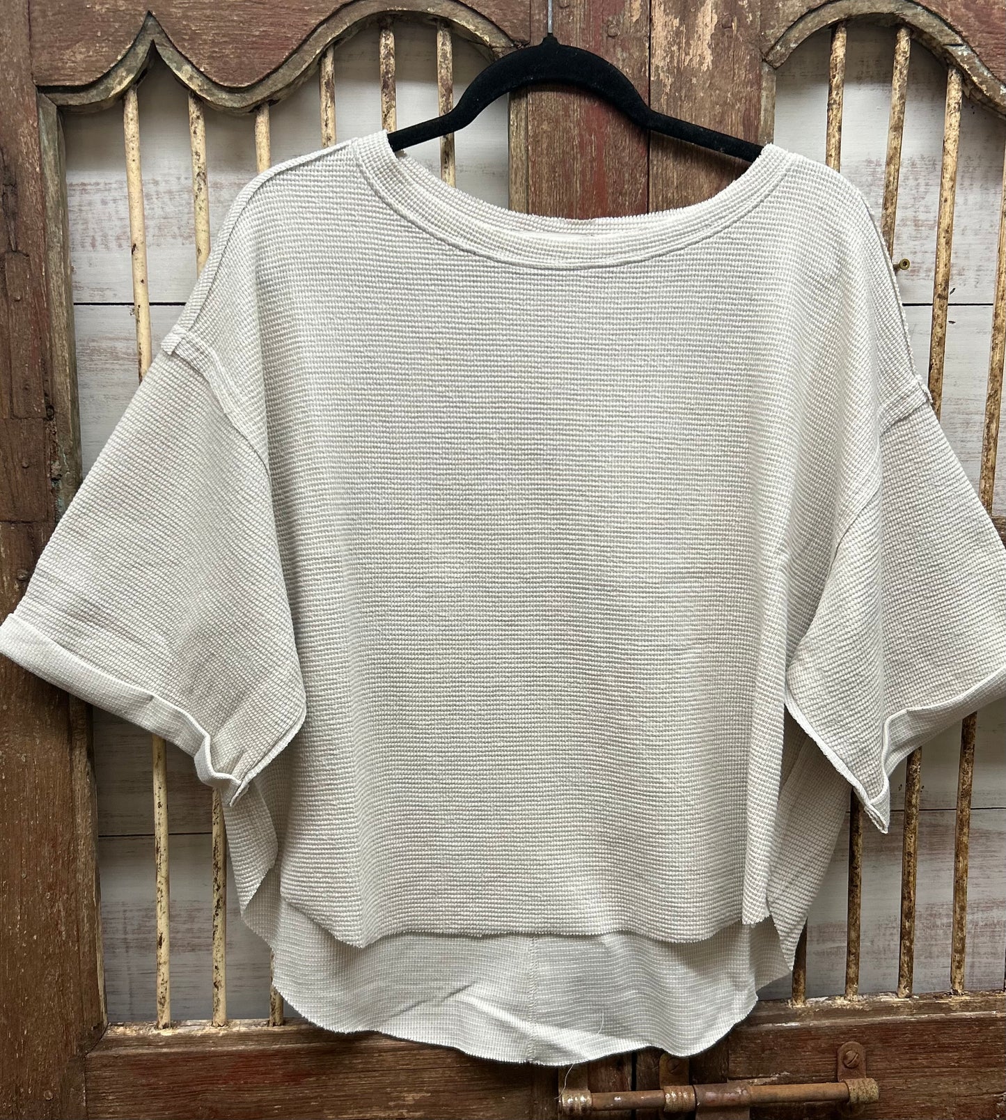 Easy Days Waffle Knit Top