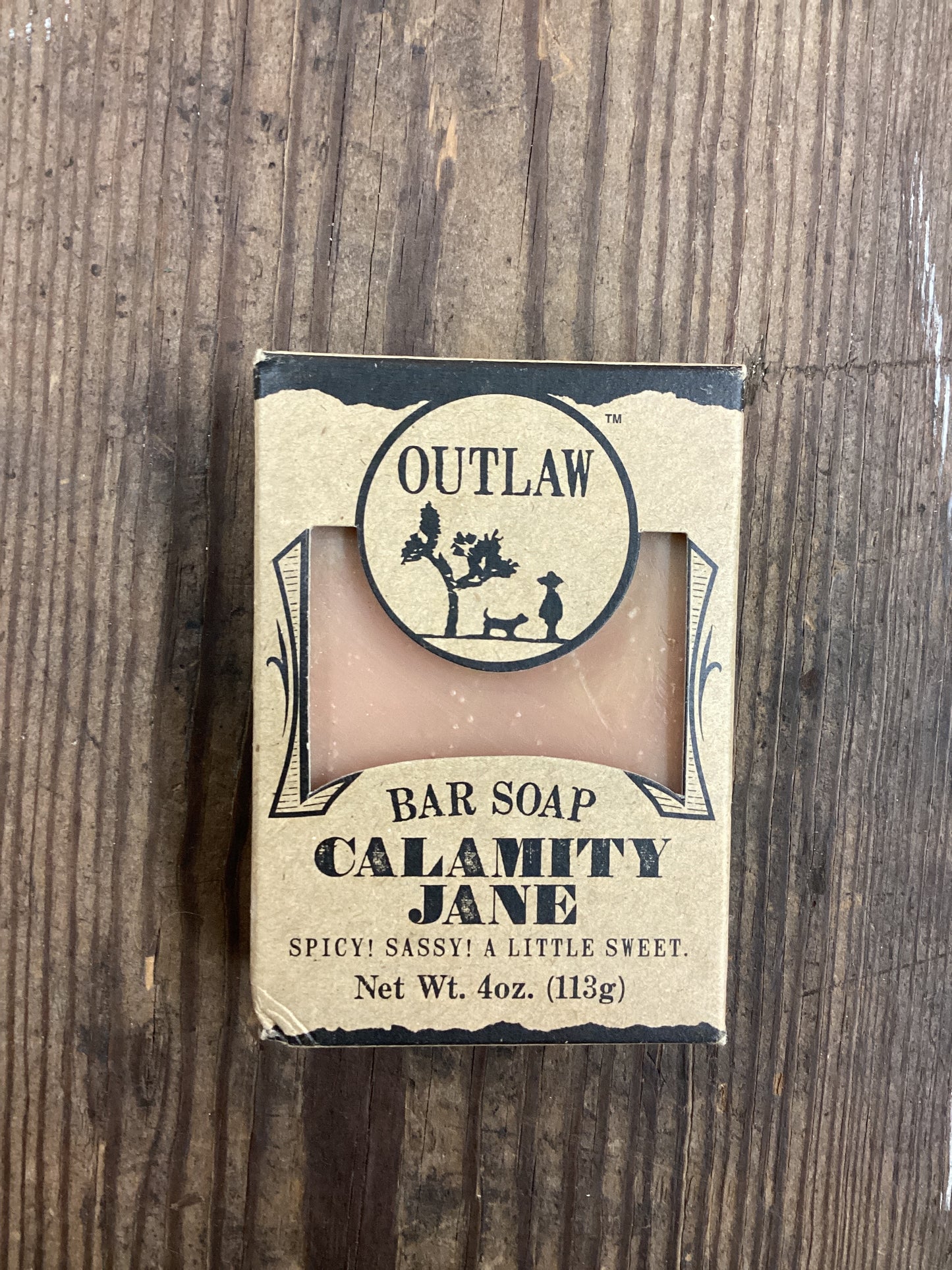 Outlaw Bar Soap Calamity Jane 4oz