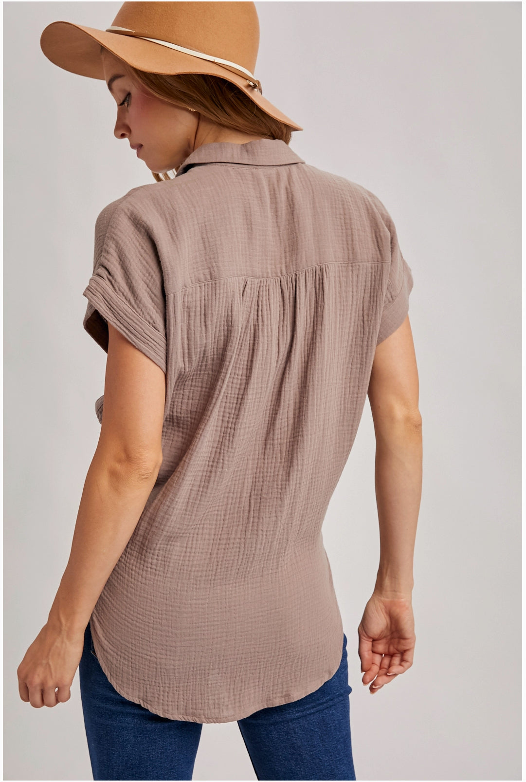 Button Up Cotten Top