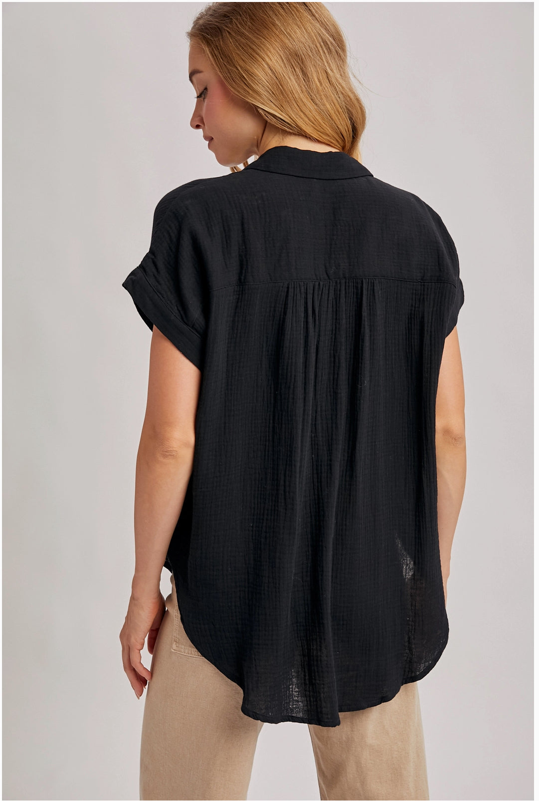 Button Up Cotten Top