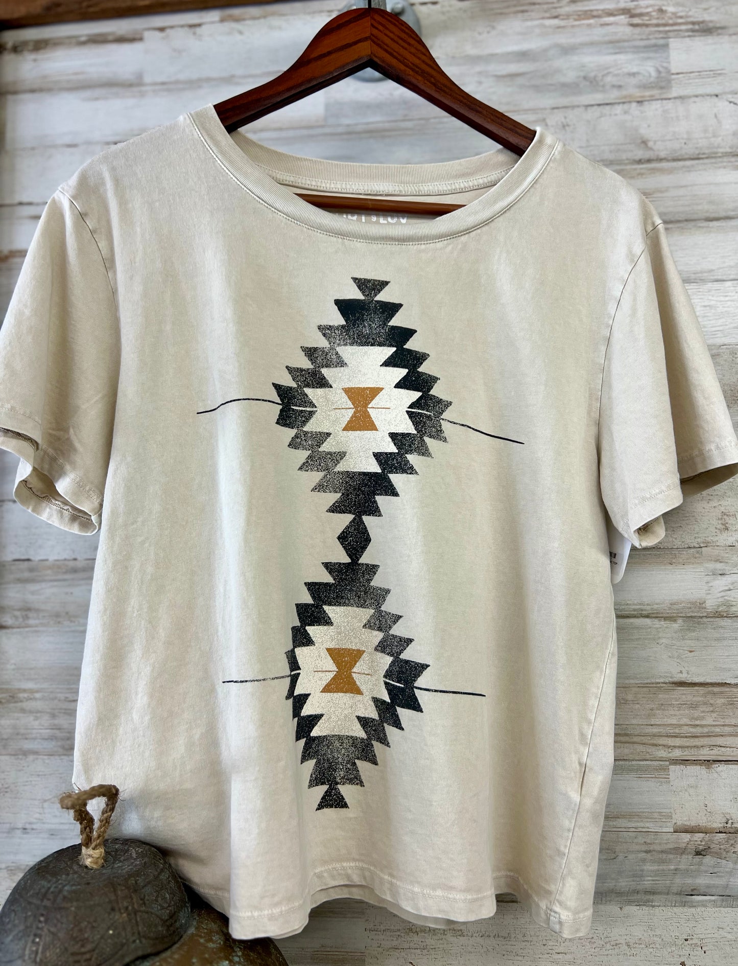 Aztec Mineral Graphic Top