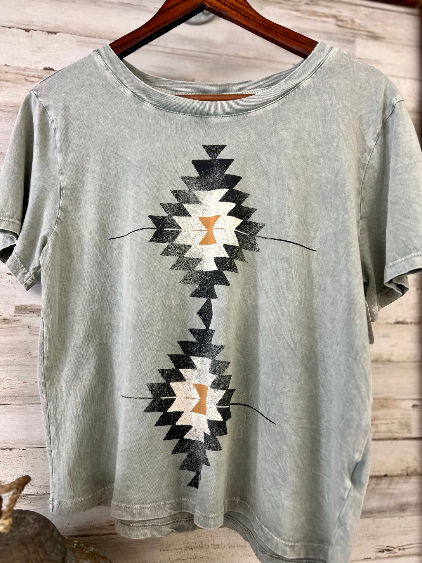 Aztec Mineral Graphic Top