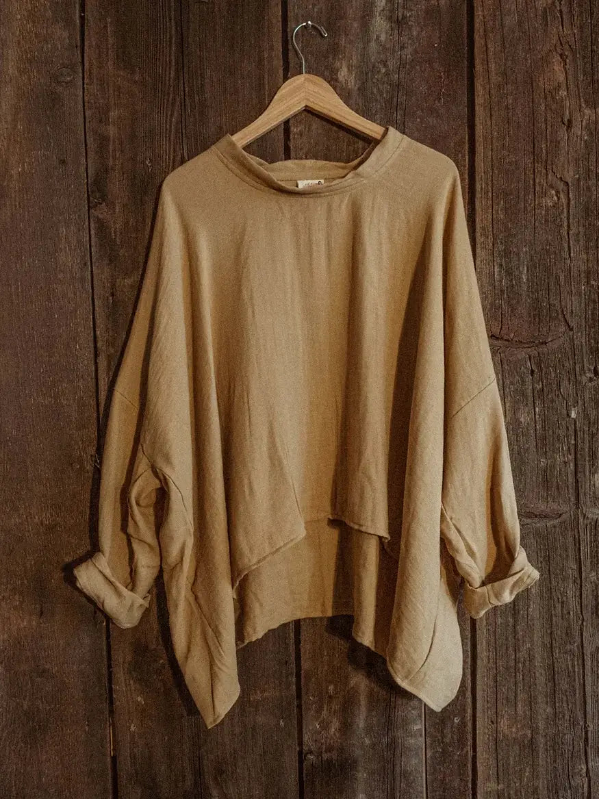 Boho Flowy Pullover Top