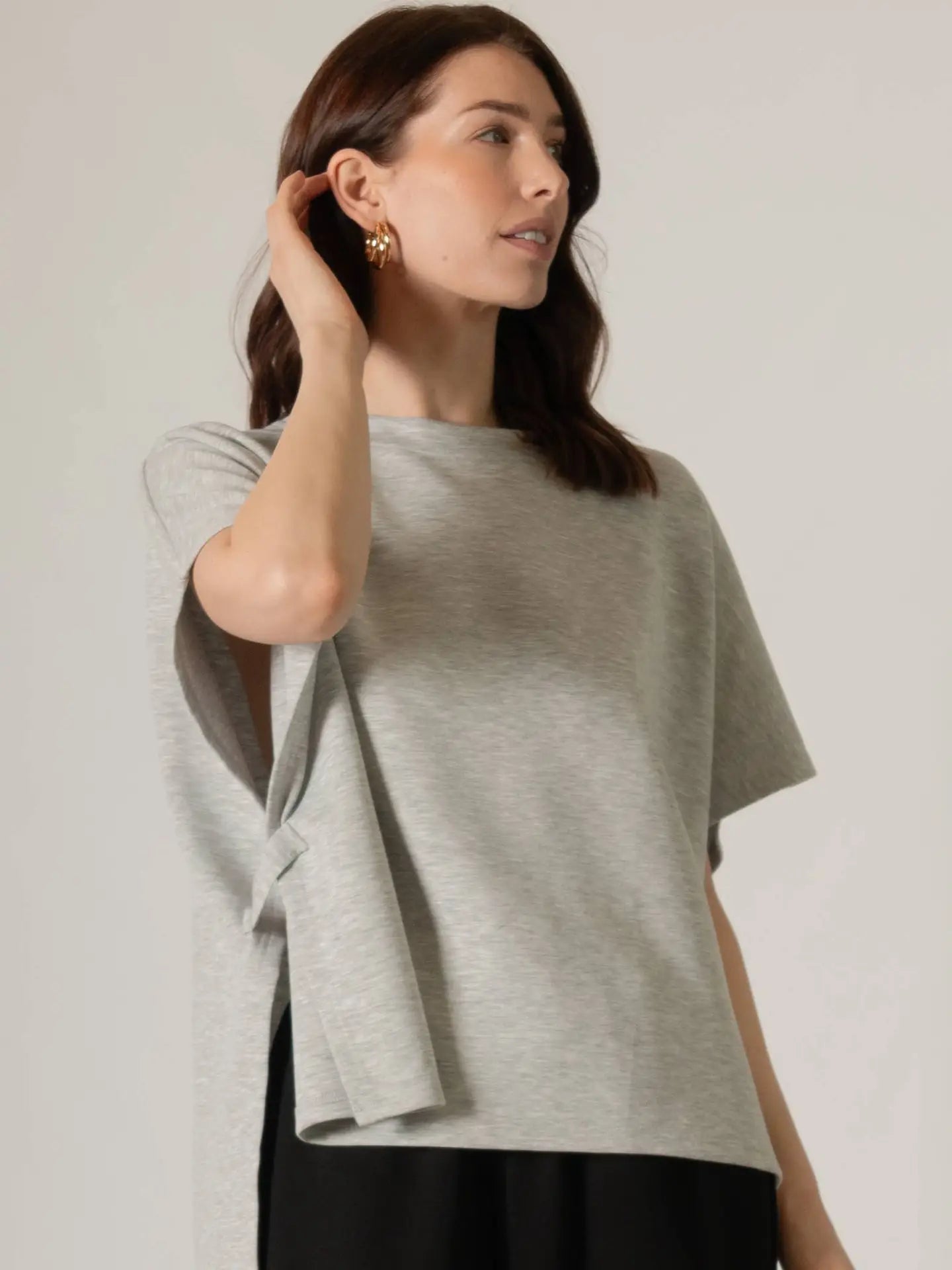 Open Side Oversized Top