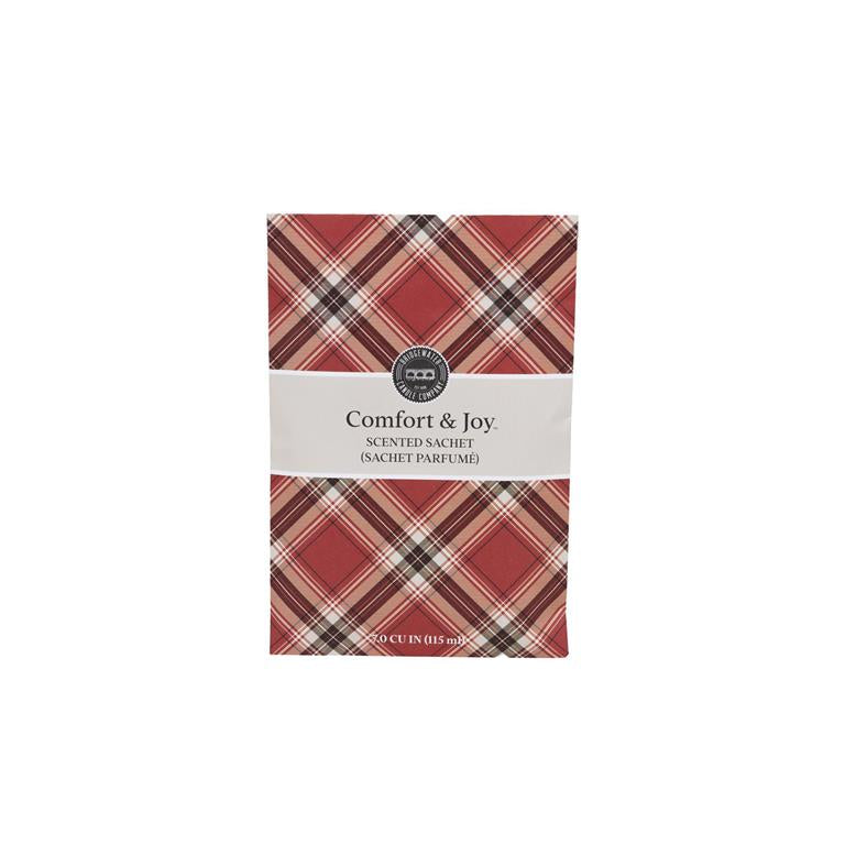 Comfort & Joy Plaid Sachet