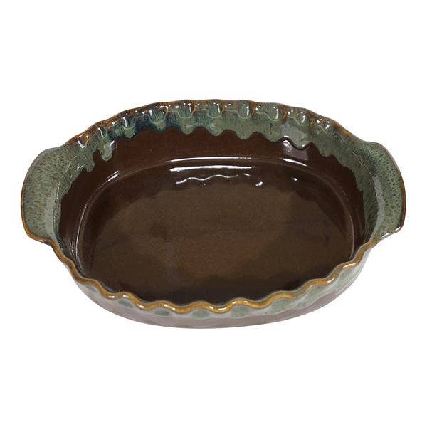 Small Oval Stoneware Baker Dish