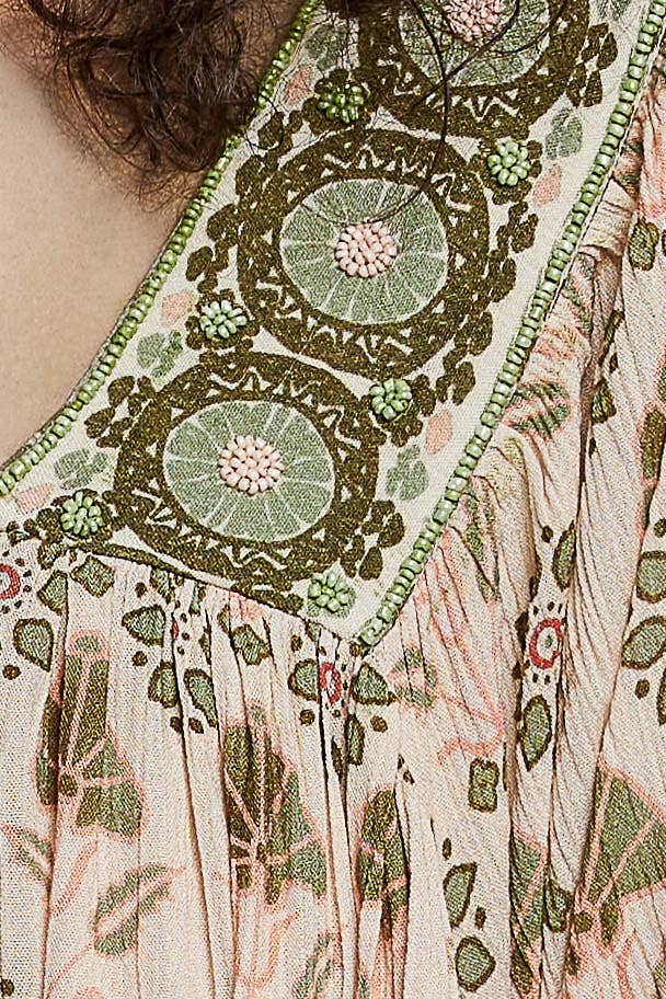 Olive Grove Babydoll Top