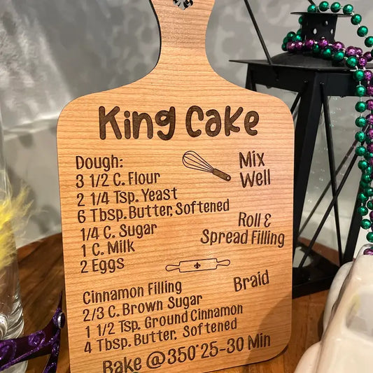 King Cake Cutting Board