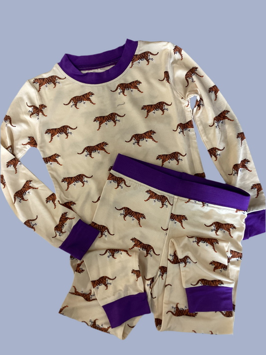Tiger 2-piece Kids Pajama Set