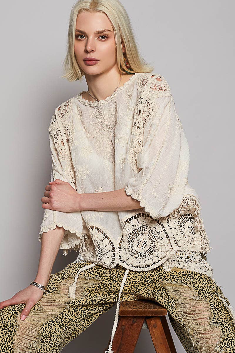 Imogene Crochet Blouse