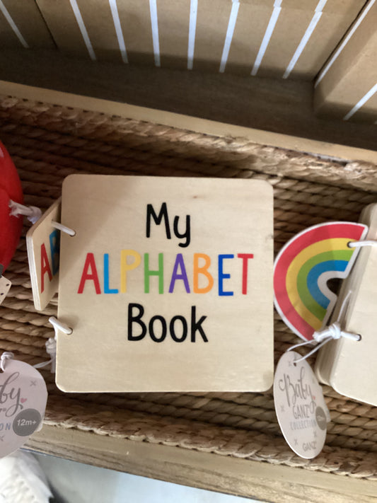 Wooden Alphabet Book