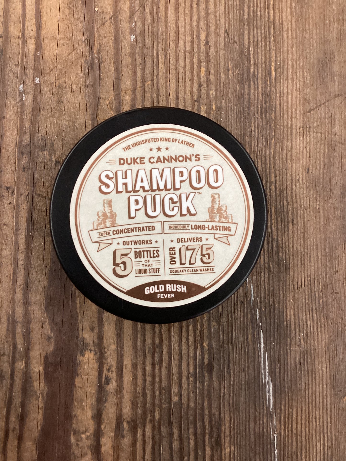 Duke Cannon - Shampoo Puck- Solid Shampoo - Gold Rush Fever