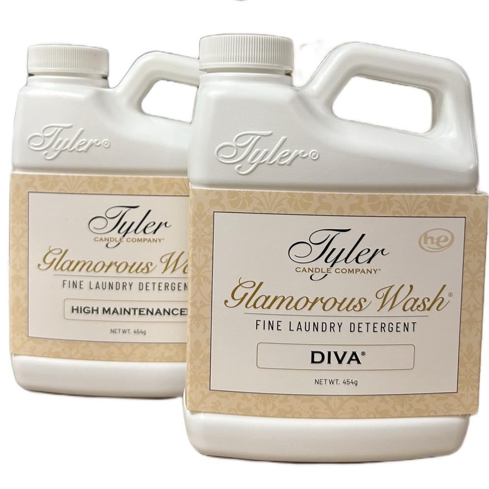 Tyler Glamorous Laundry Wash-Diva & High Maintenance Combo Set Luxury Detergent 454g - For High-Quality, Clean-Dirty Clothes