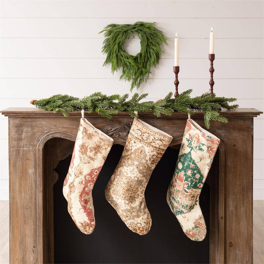 Stocking - Persian Rug Pattern 3 Styles (Pk/06 Ast)