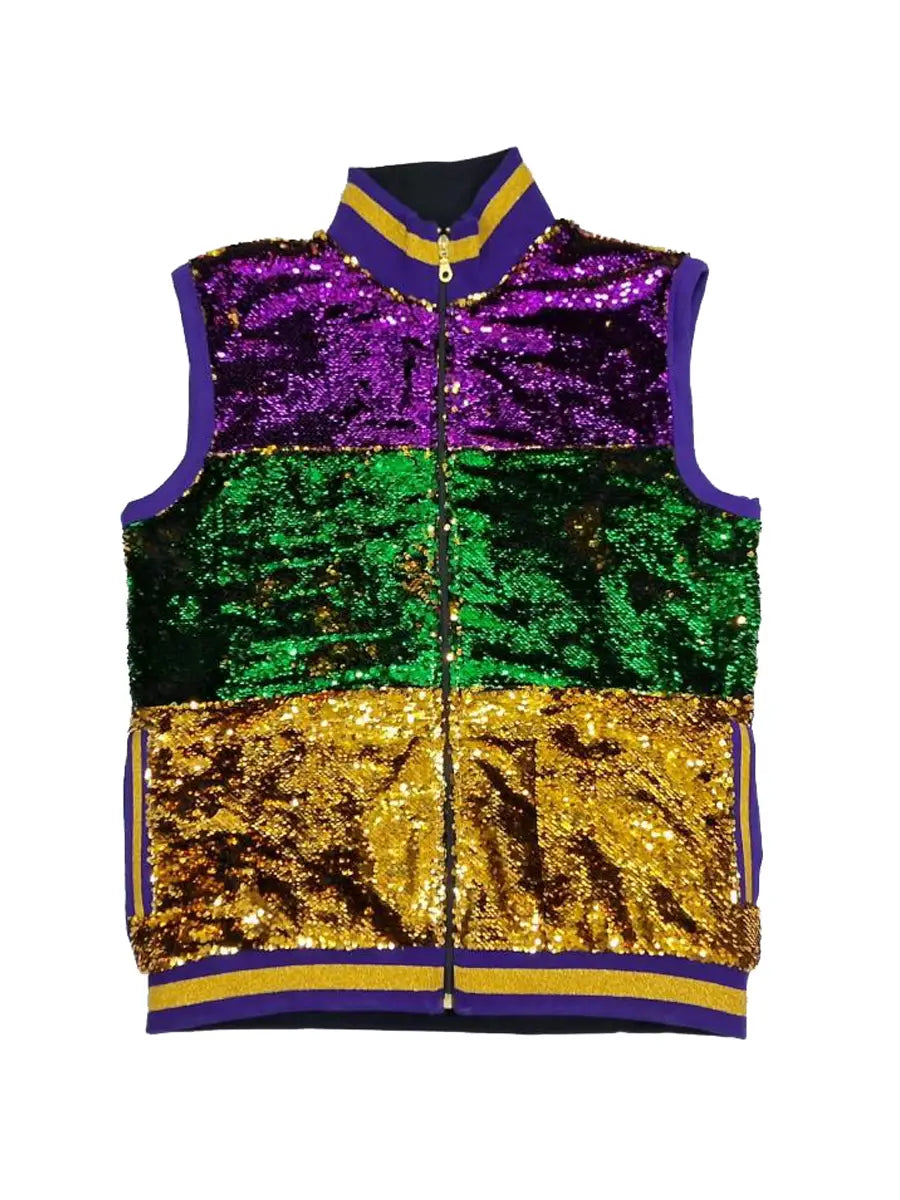 MG Stripe Sequin Vest