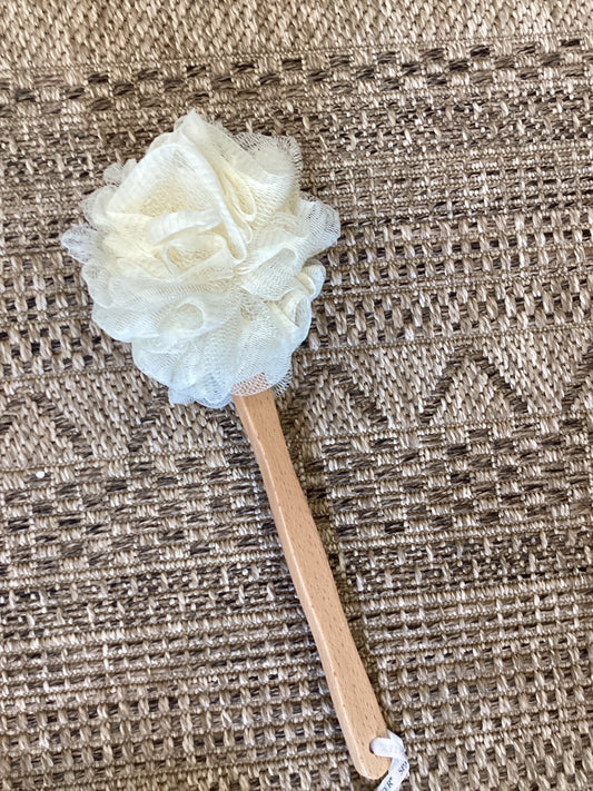 Handled Bath Pouf