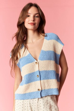 Striped Sweater Vest