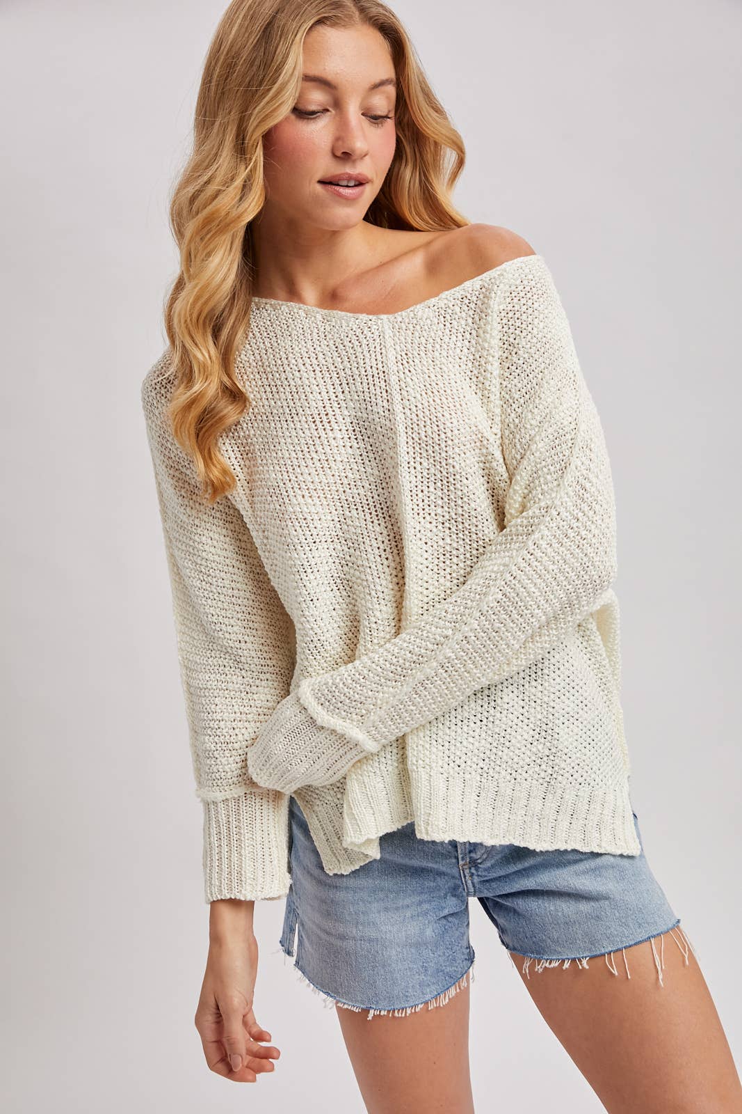 Reverse Seam Sweater