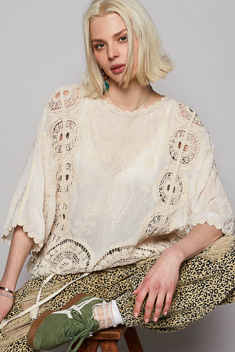 Imogene Crochet Blouse