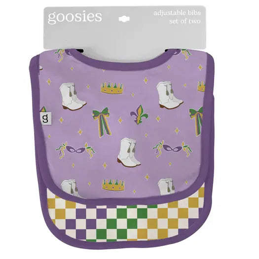 Mardi Gras Bib Set