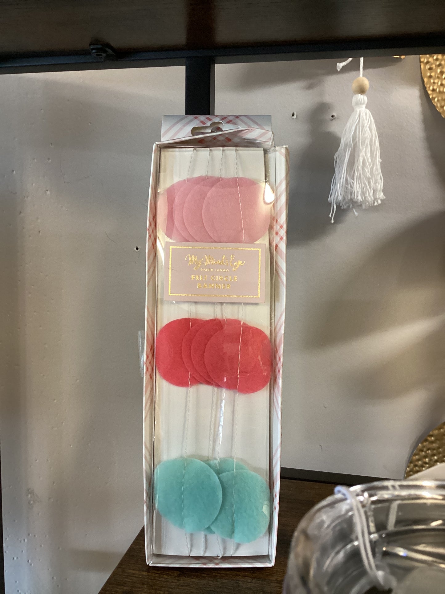 Party Felt Circle Banner