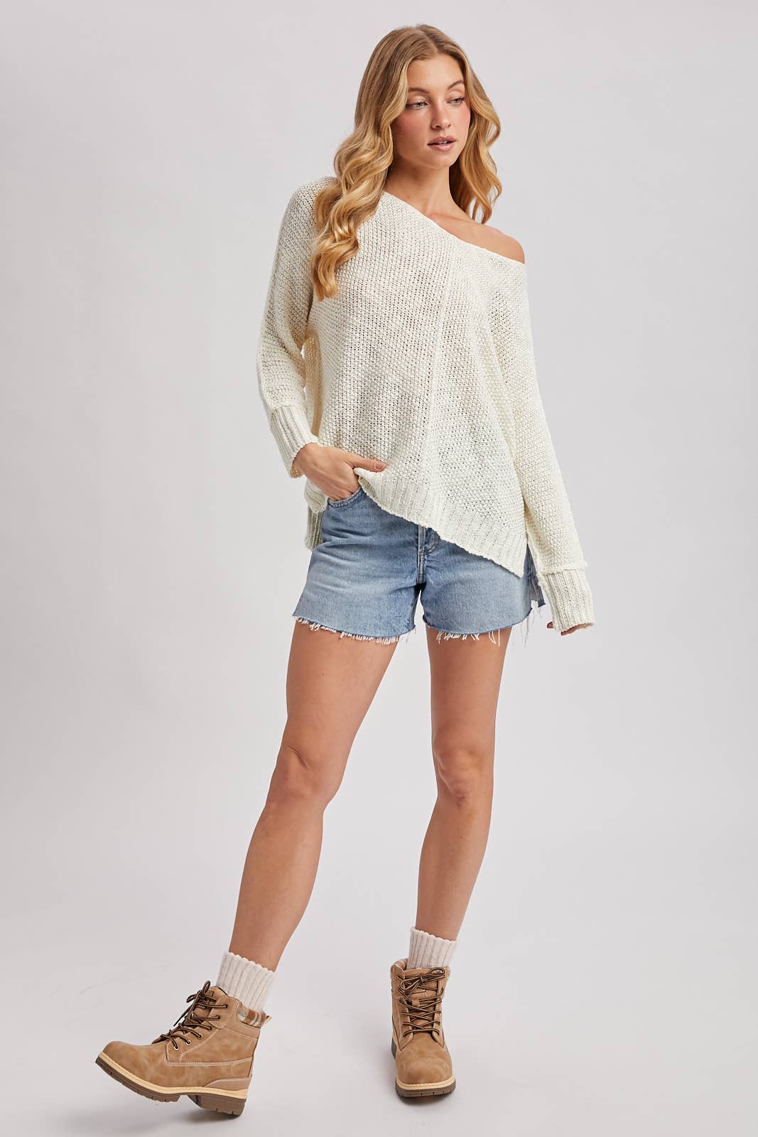 Reverse Seam Sweater