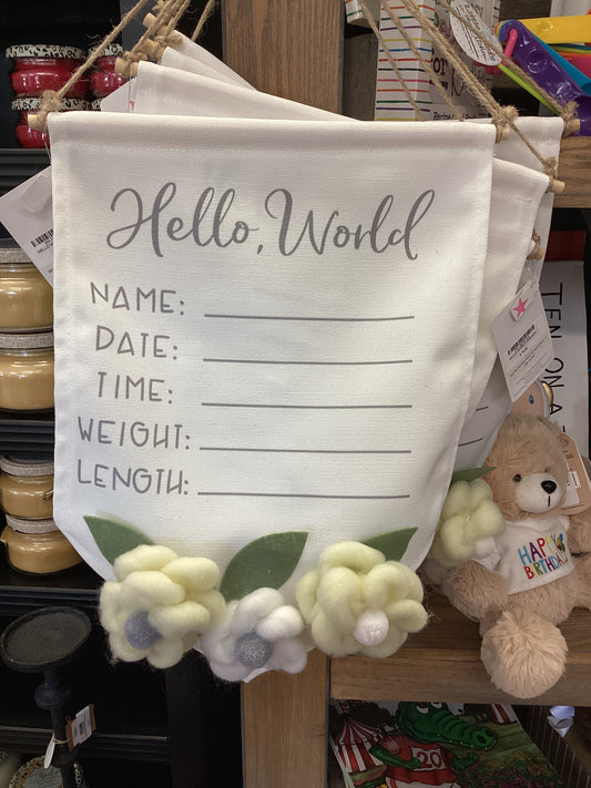Hello World Hanger