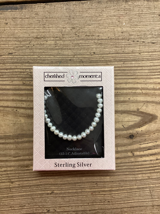 Sterling Silver Pearl Necklace