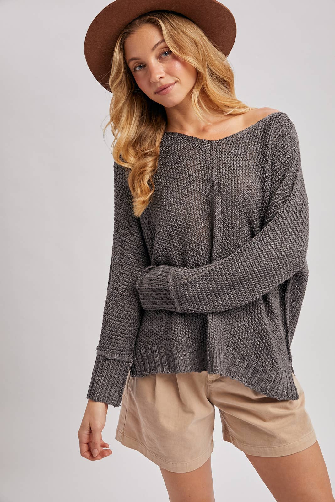 Reverse Seam Sweater