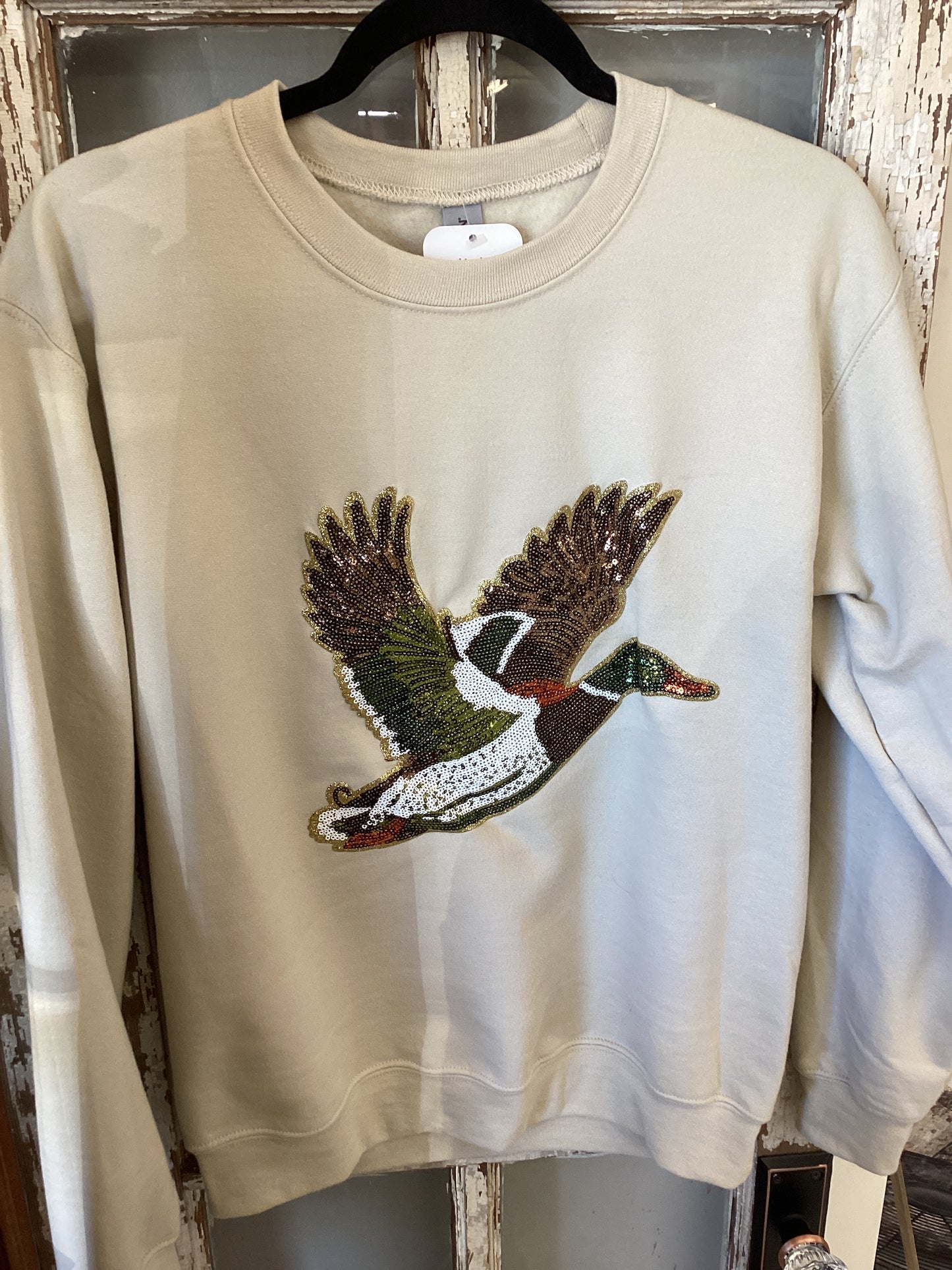 Duck Season Sequin Sweatshirt