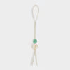 Beaded Keyring Bag Charm