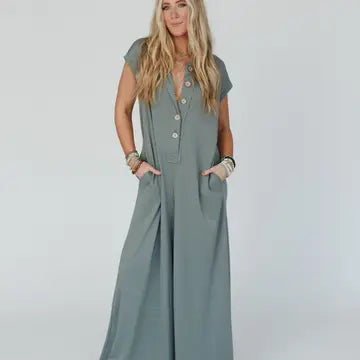 Davina Wide Leg Jumpsuit