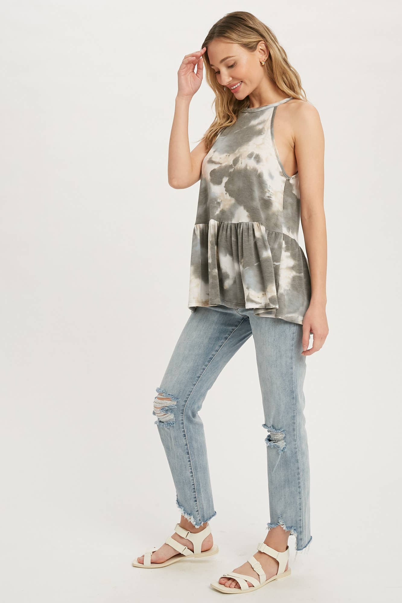 Tie Dye Halter Top