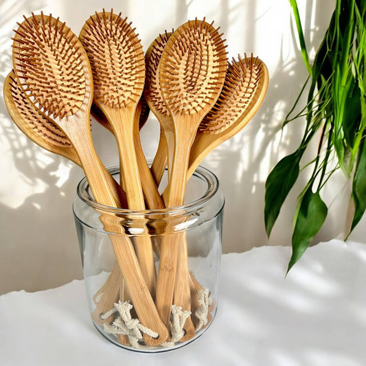 Bamboo Back Brush & Massager