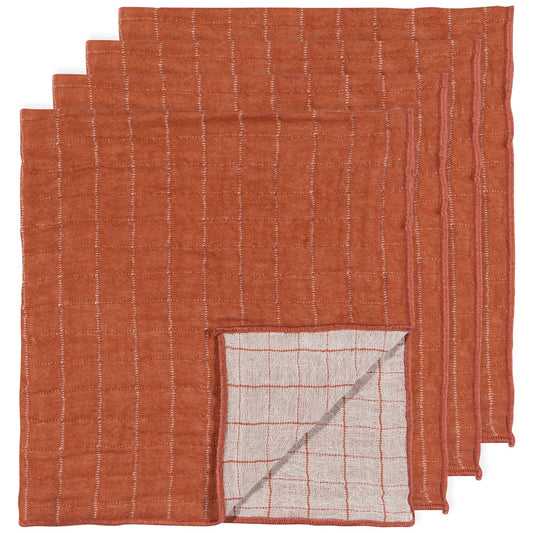 Heirloom Cinnamon Stick Double Weave Napkins Set of 4