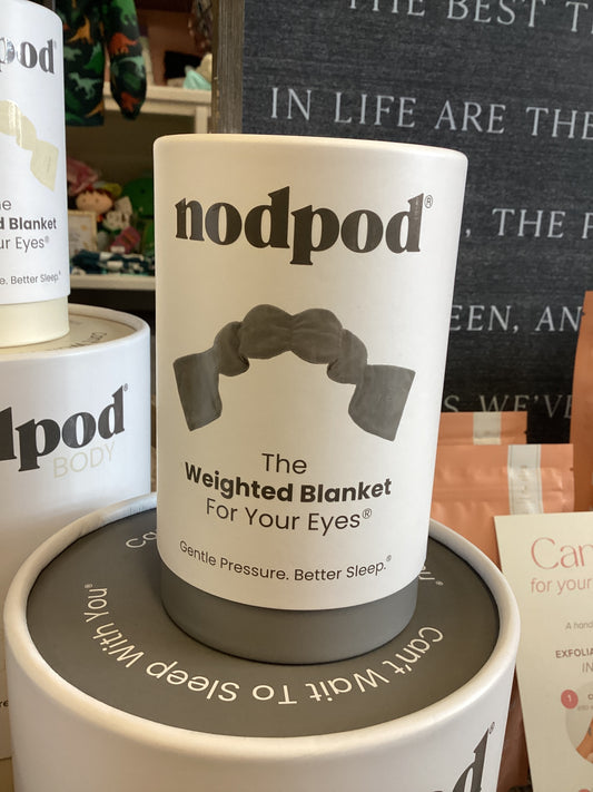 NodPod Weighted Eye Blanket - Gray