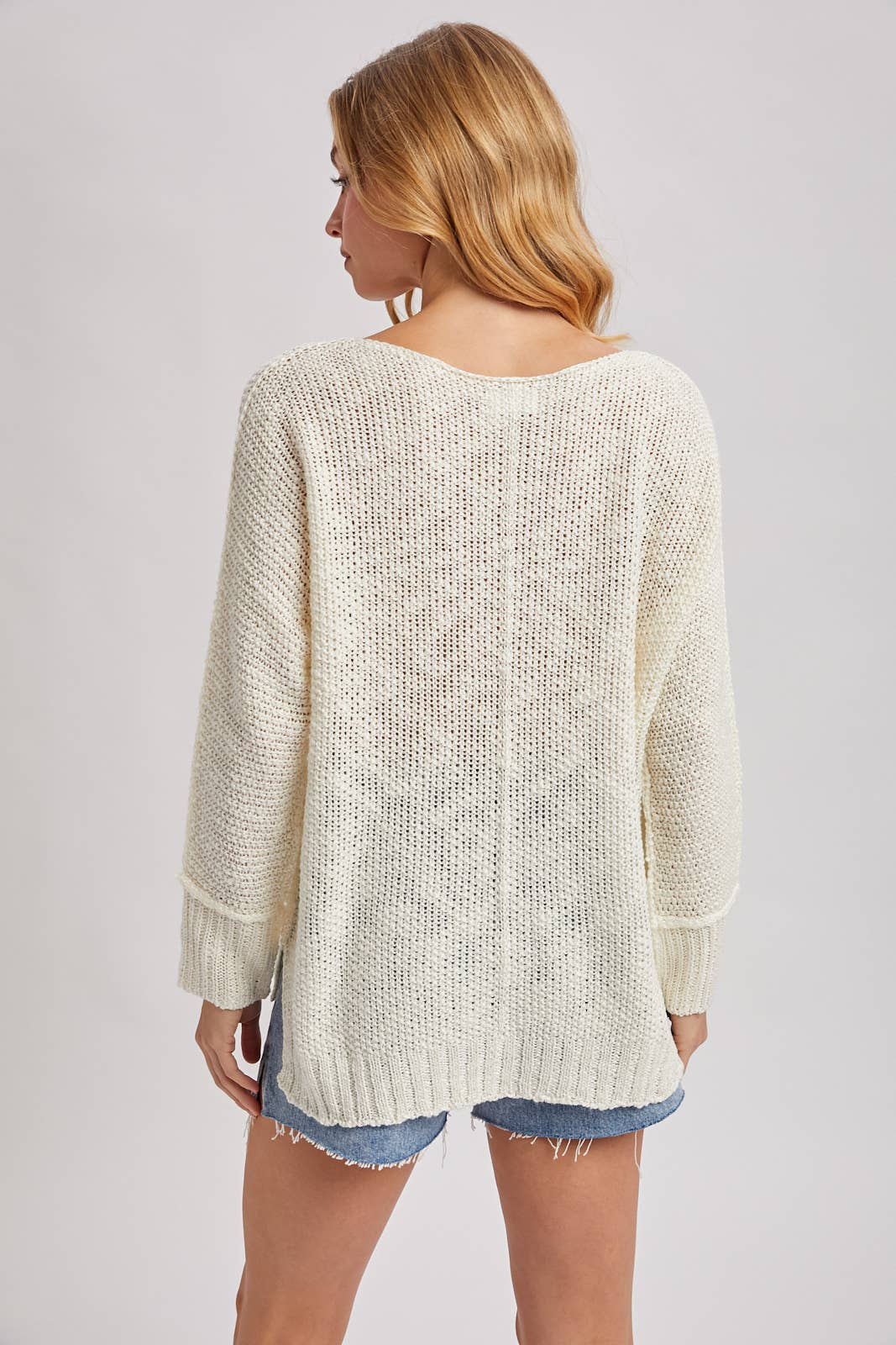 Reverse Seam Sweater