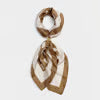 Satin Checkered Scarf