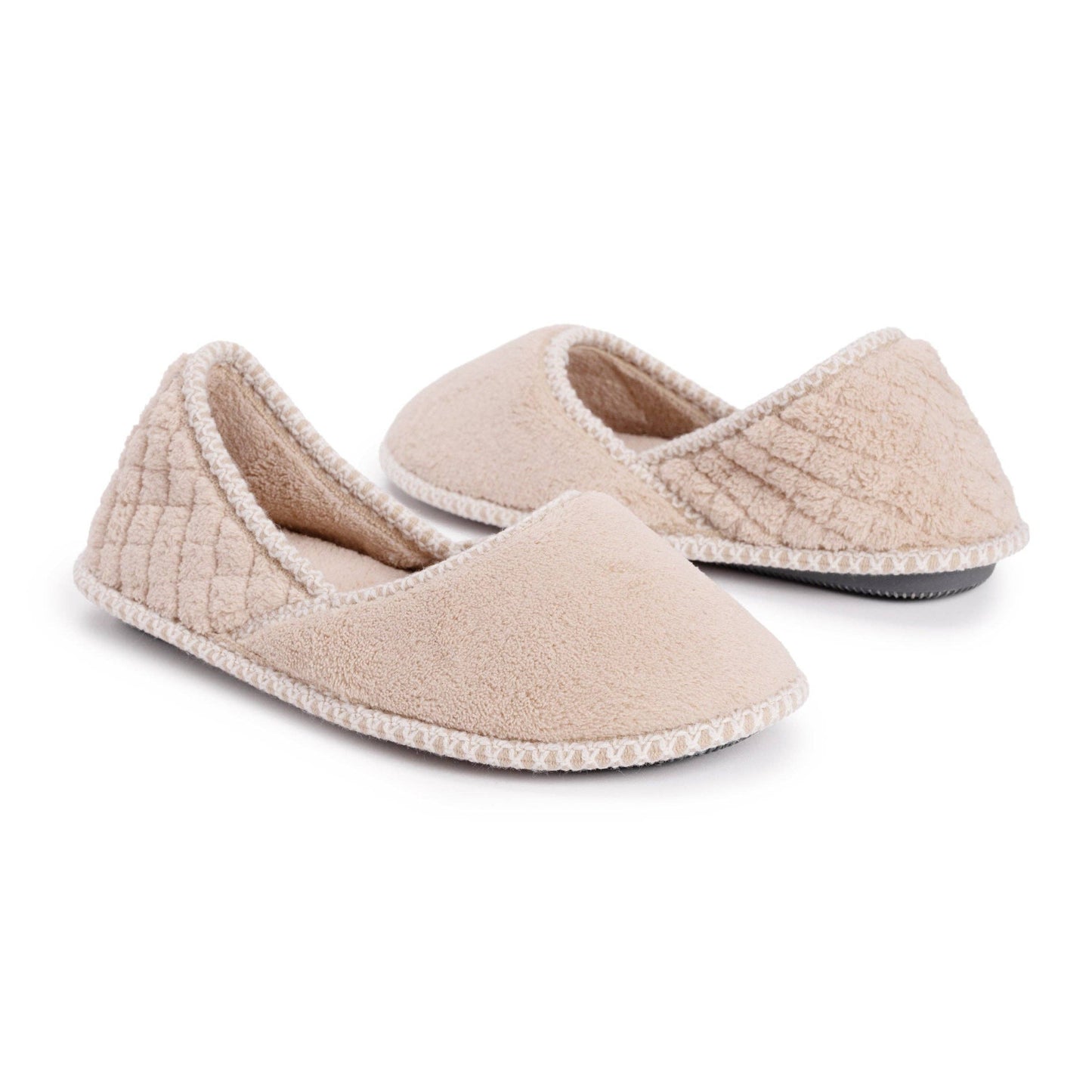 MUK LUKS Women's Beverly Micro Chenille Slip-ons