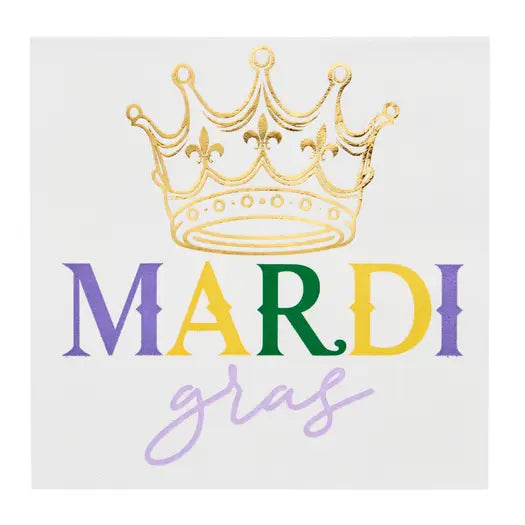Let's Mardi Cocktail Napkins